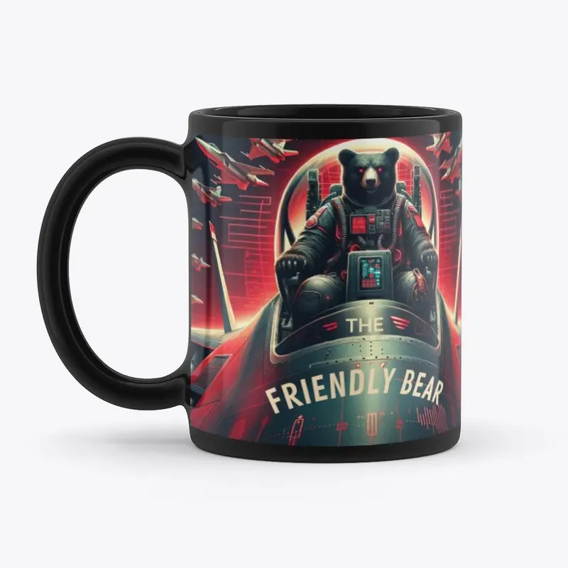 Friendly Bear 2.0 Red Mug